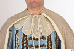 Neck Man White Historical Costume photo references